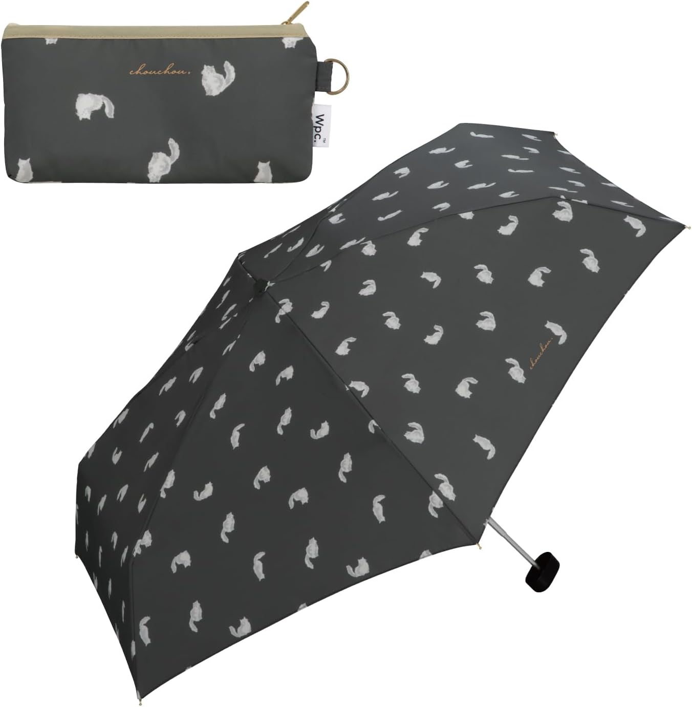 【貓奴必入】日本 Wpc. 可愛貓咪圖案 晴雨兩用縮骨遮 Cats Mini Umbrella 