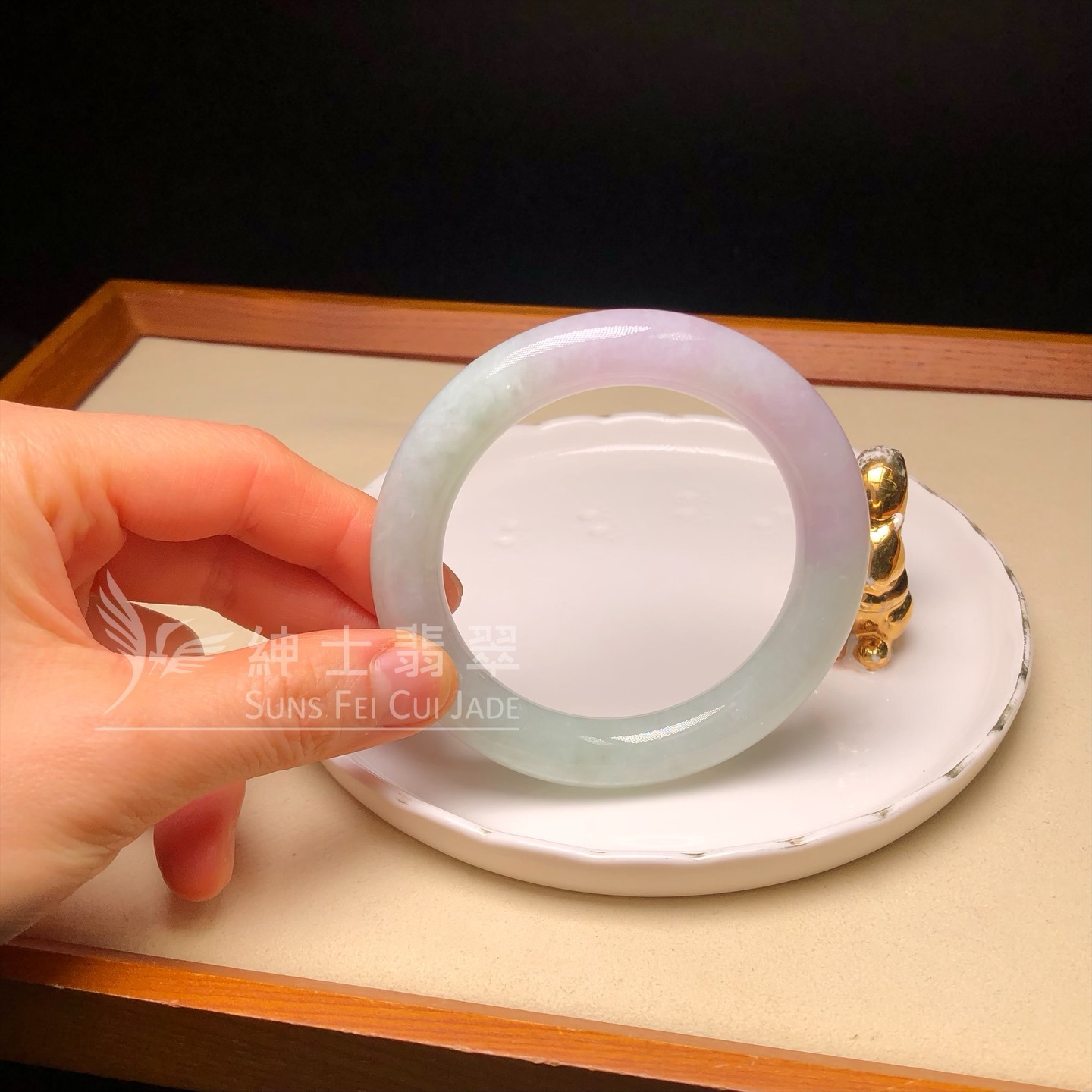 木那晴水色春彩圓鐲56mm