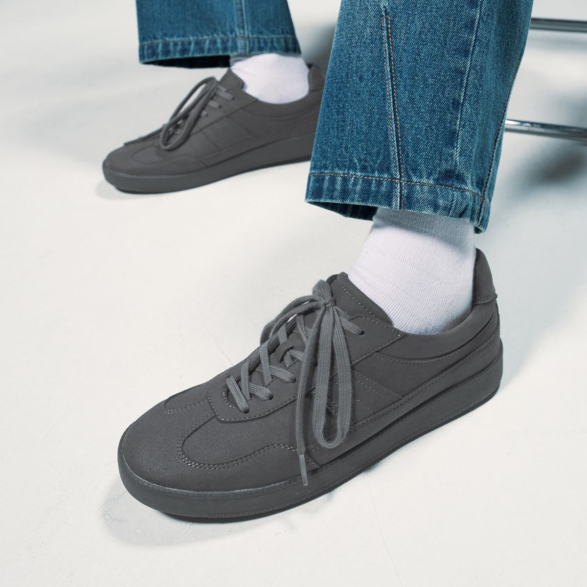 [DRAW FIT] CLOUDY SUEDE SNEAKERS (2色)