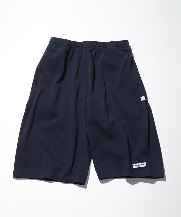 預訂- CAHLUMN _ Heavy Weight Jersey Gym Shorts navy | Thats it store