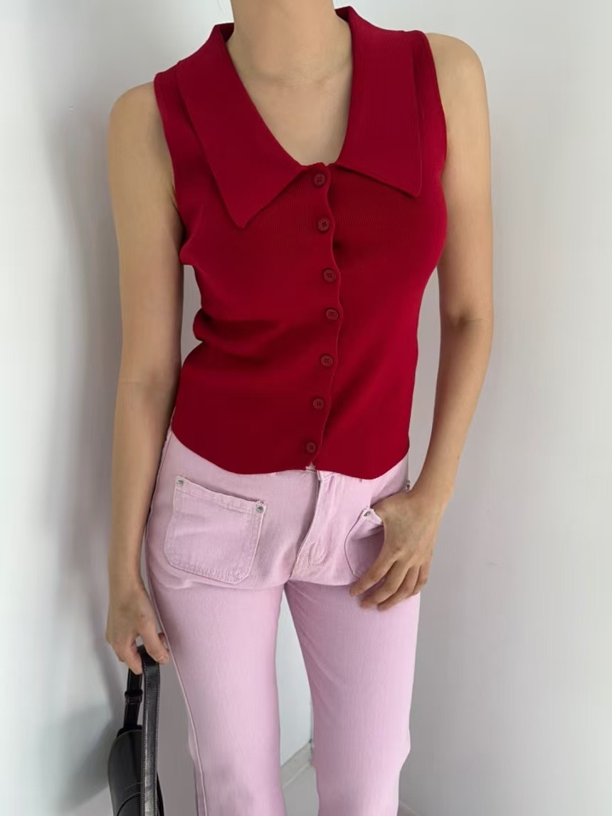 ♥︎法式氣質Polo上衣