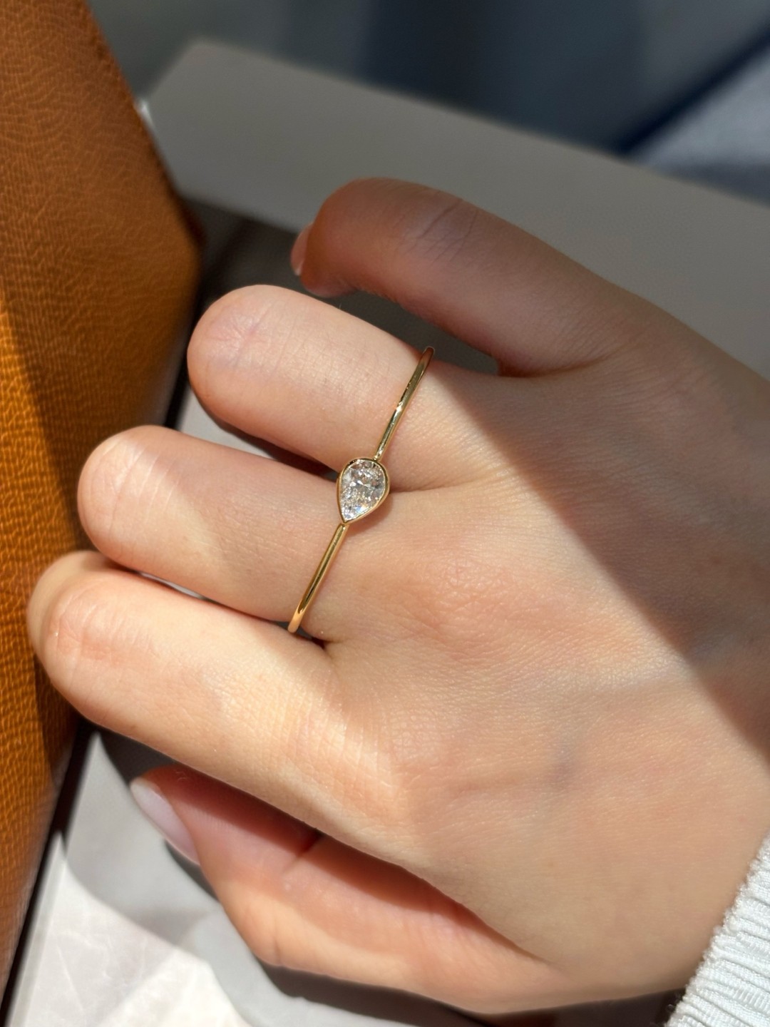 18K Lab Diamond Ring