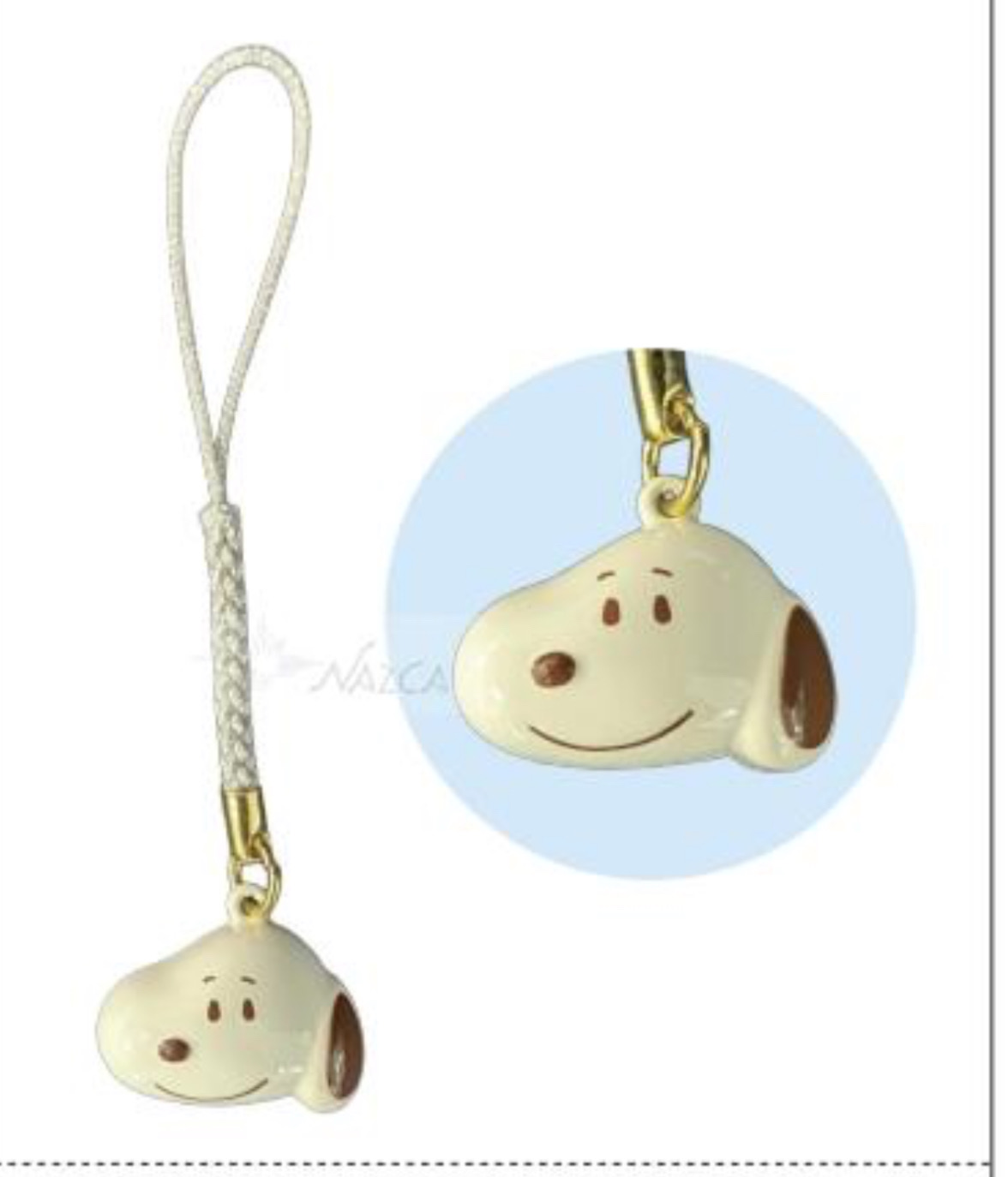 Snoopy-啡色Snoopy鈴鐺掛飾