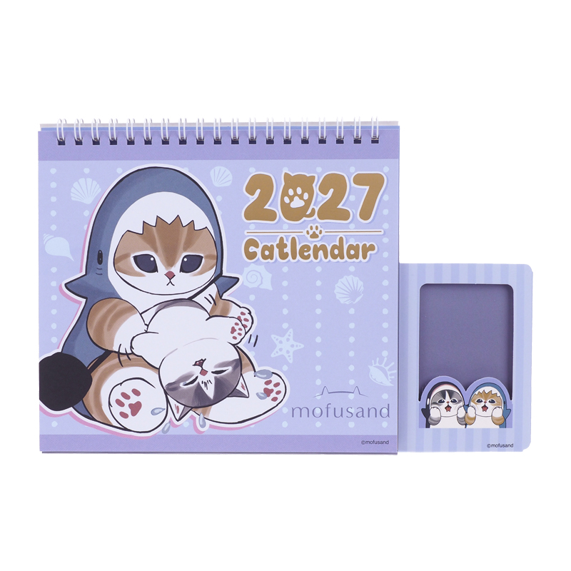 Mofusand 2027 Desktop Calendar 2027 座檯月曆