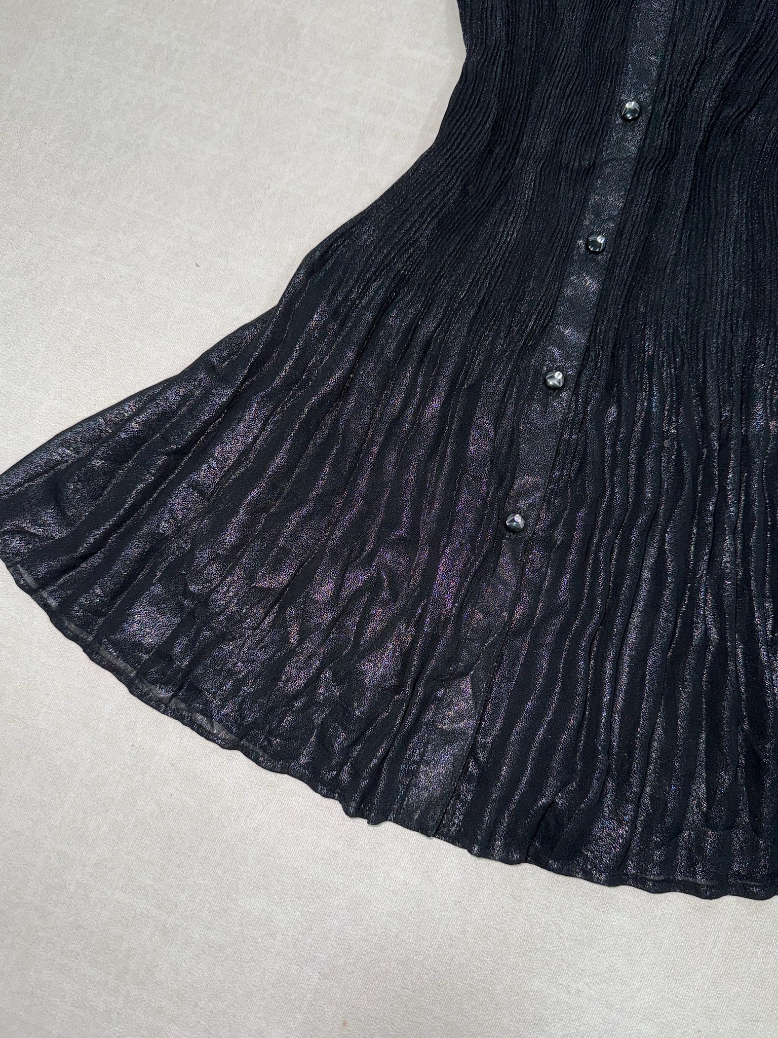 Velvet Shadow Mini Dress