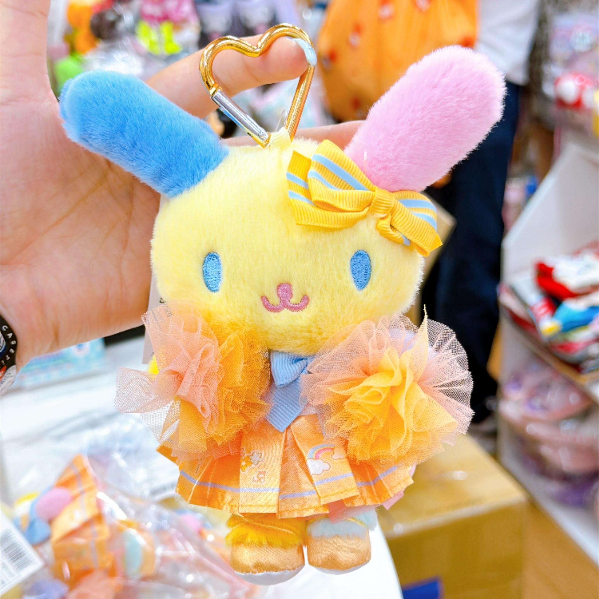 日本直送新款Sanrio 女團Cheeristails 公仔掛飾