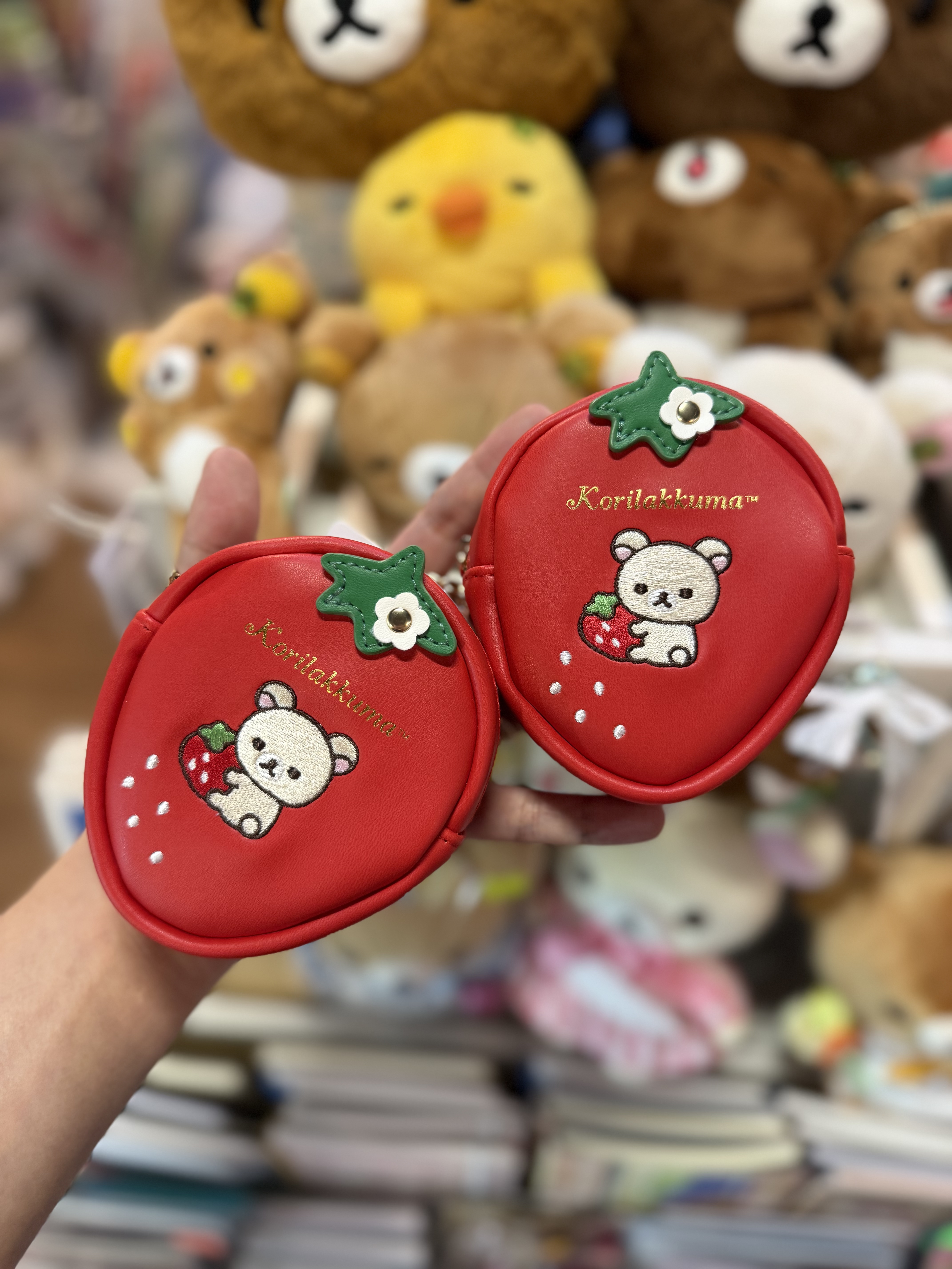 《現貨》全新士多啤梨大使小白熊10週年紀念限定士多啤梨型散紙包