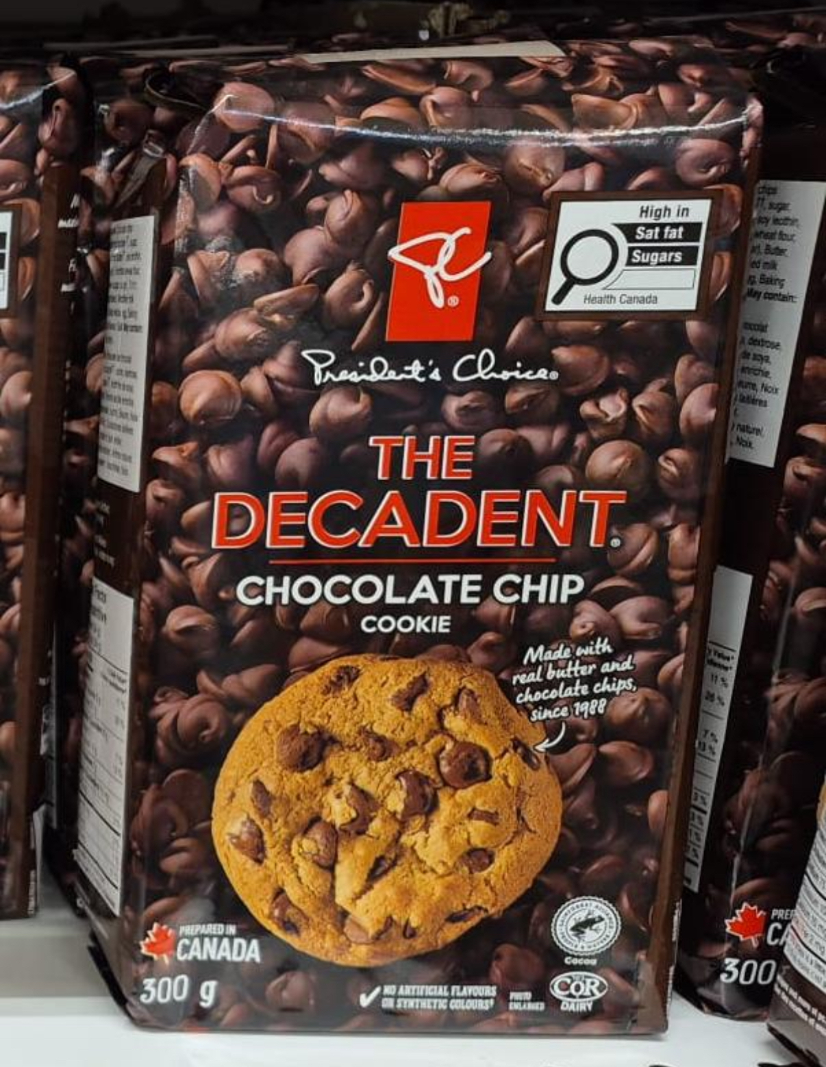 加拿大直送 PC The Decadent Chocolate Chip Cookie🍪300g 朱古力曲奇餅