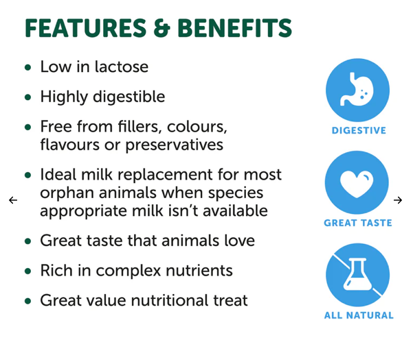 NAS Natural Animal Solutions Goat Milk Powder 純天然羊奶粉 