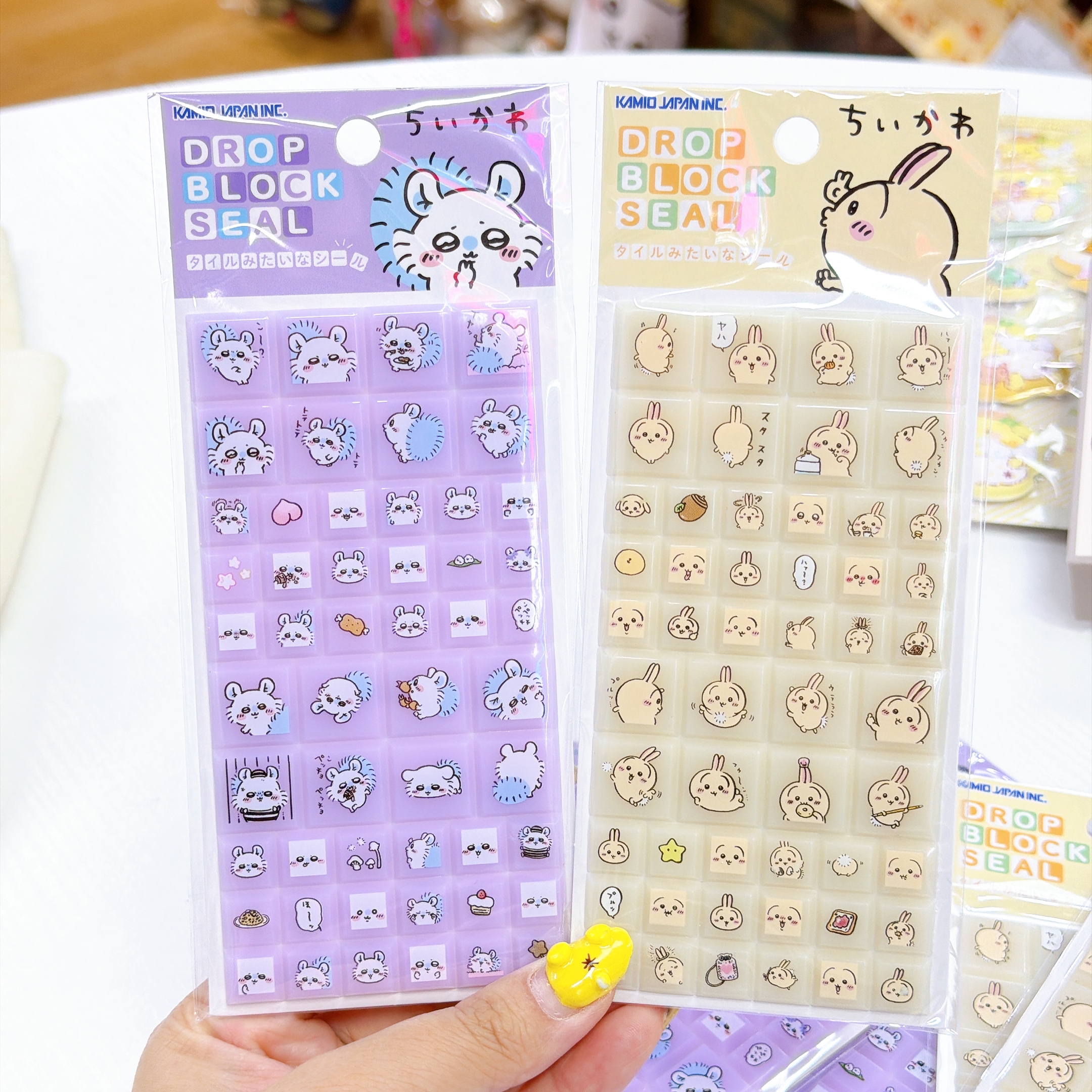 日本直送chiikawa  drop block seal 