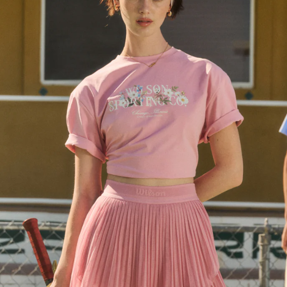 [Wilson] Pure Dry Blossom Cropped T-shirt (3種)