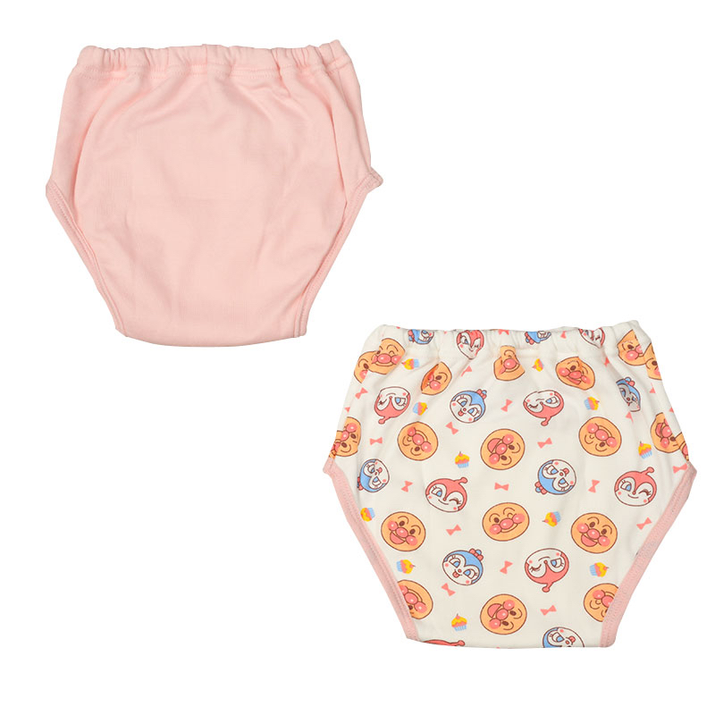 🇯🇵預訂 日本直送🇯🇵麵包超人滿印粉紅色四層學習褲兩件套裝