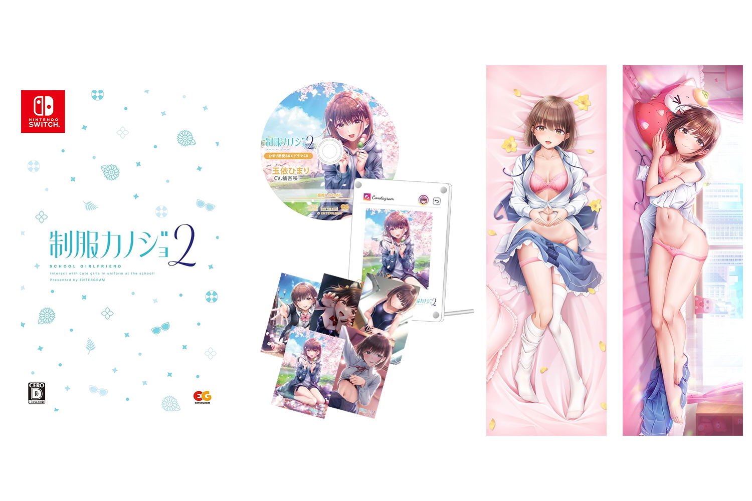 NS 制服女友2 陽葵熱愛BOX【3件套裝】/ School Girlfriend 2 Himari Netsuai BOX【3 Items Set】日文 (日文封面) NSW-3899