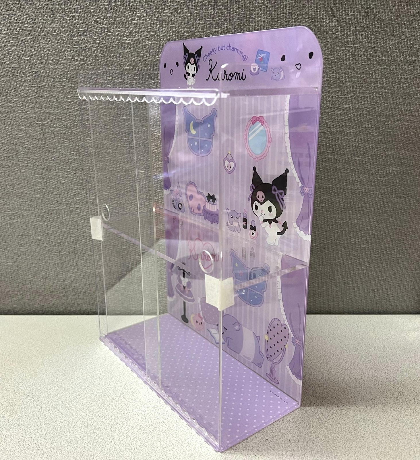 🎌日本直送🎌Kuromi 透明雙層多用途儲物架