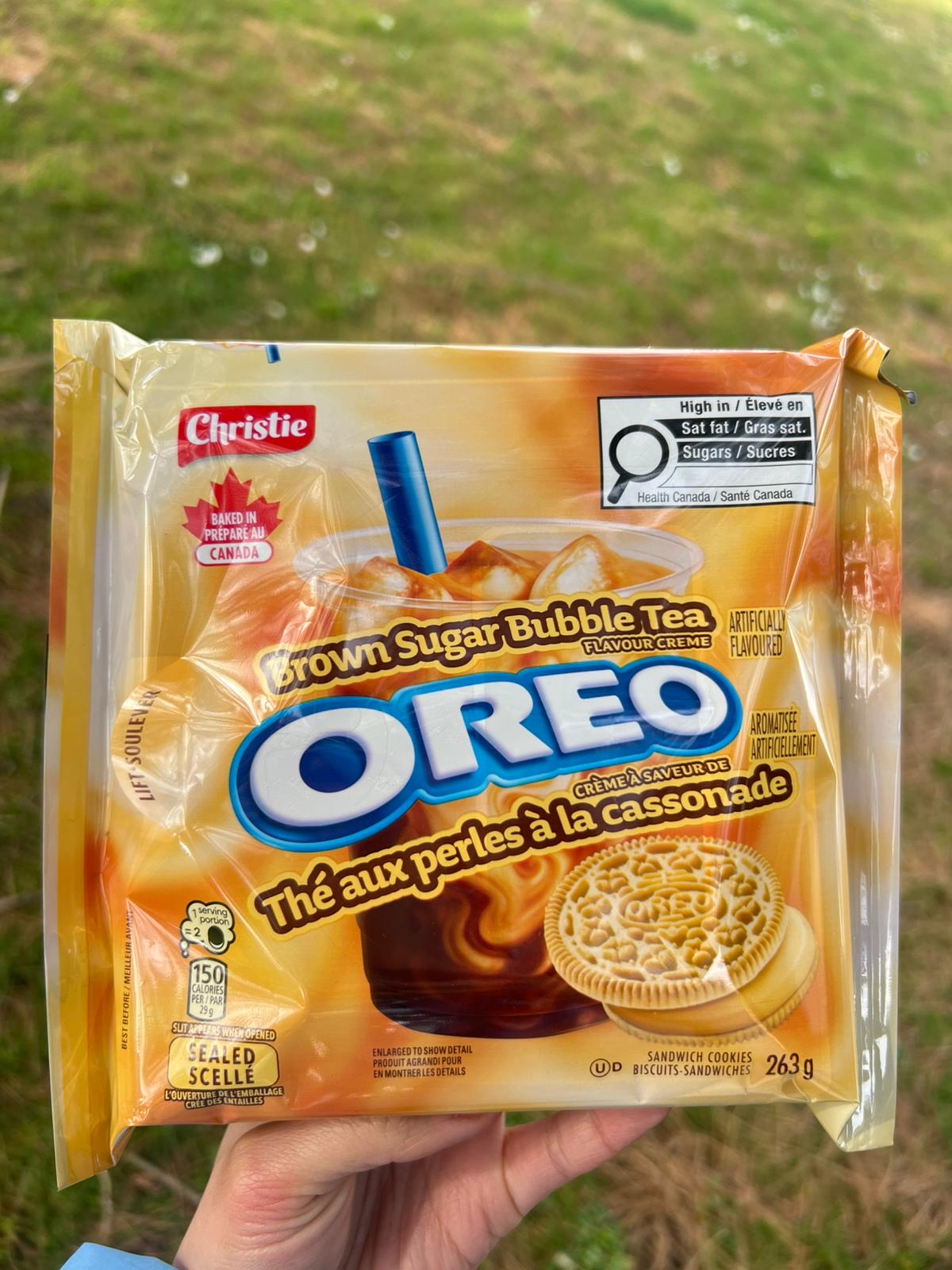 加拿大限定口味Oreo 啡糖珍珠奶茶味