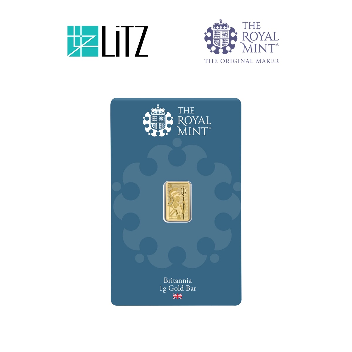 [1 gram] LITZ Royal Mint Britannia Gold Bar (999.9) PG301