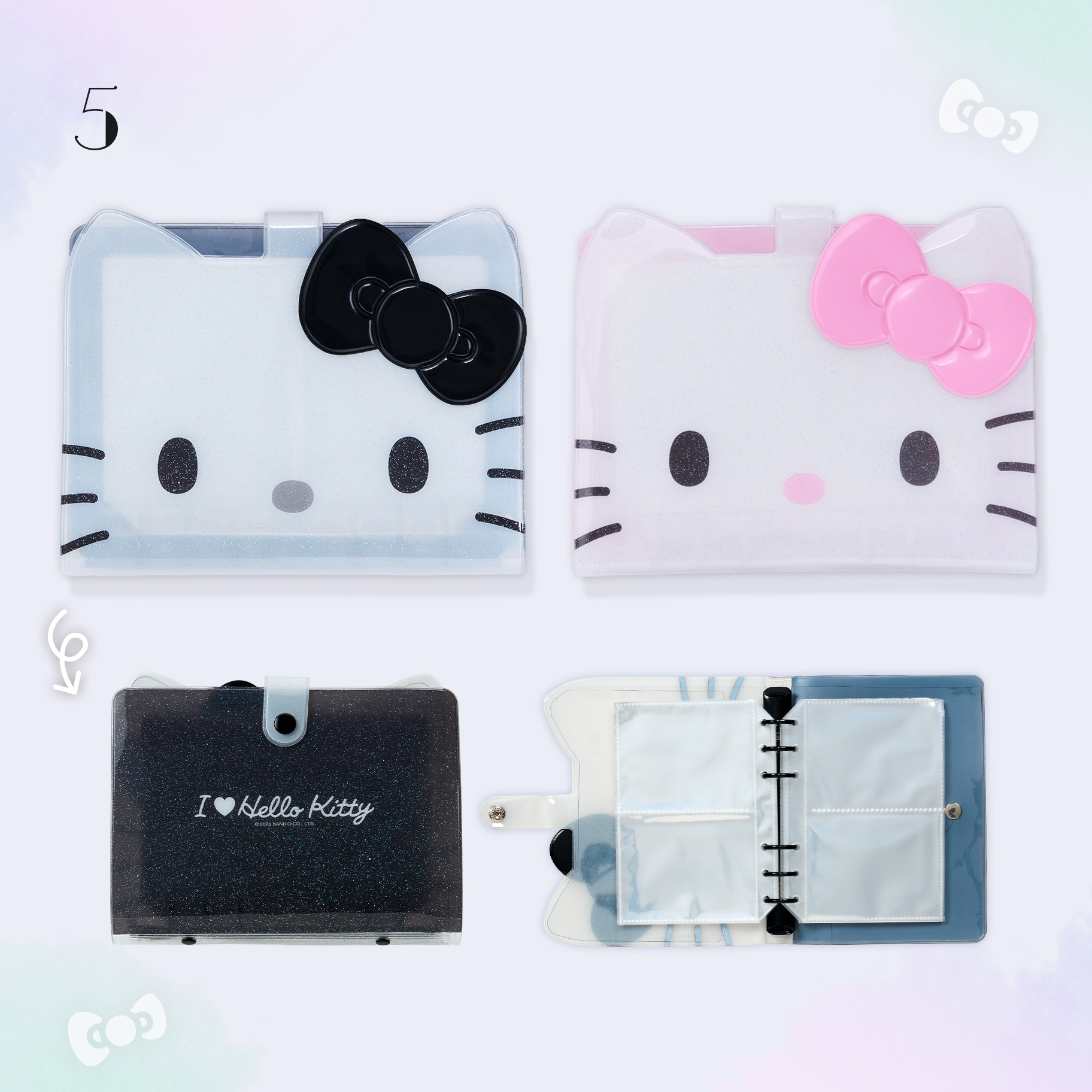 🌸 【預訂】I ♡ Hello Kitty Series - No.5-Binder 