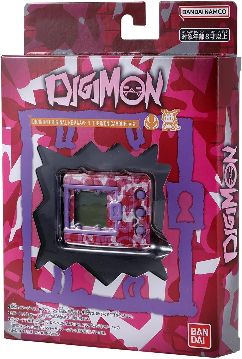 (預訂訂金 $100) (總價 $138) Bandai 數碼暴龍機 Digimon Original New Wave 3 (塗鴉加布獸 Graffiti Gabumon / 像素數碼蛋 Pixel Digiegg / 數碼進化加布獸 Digivolution Gabumon / 數碼迷彩 Digimon Camouflage) (行版) 
