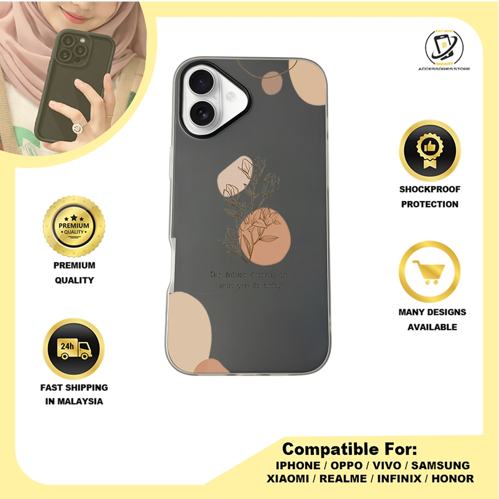 JELLY CASE PHONE FOR IPHONE - DESIGN FLOWER V