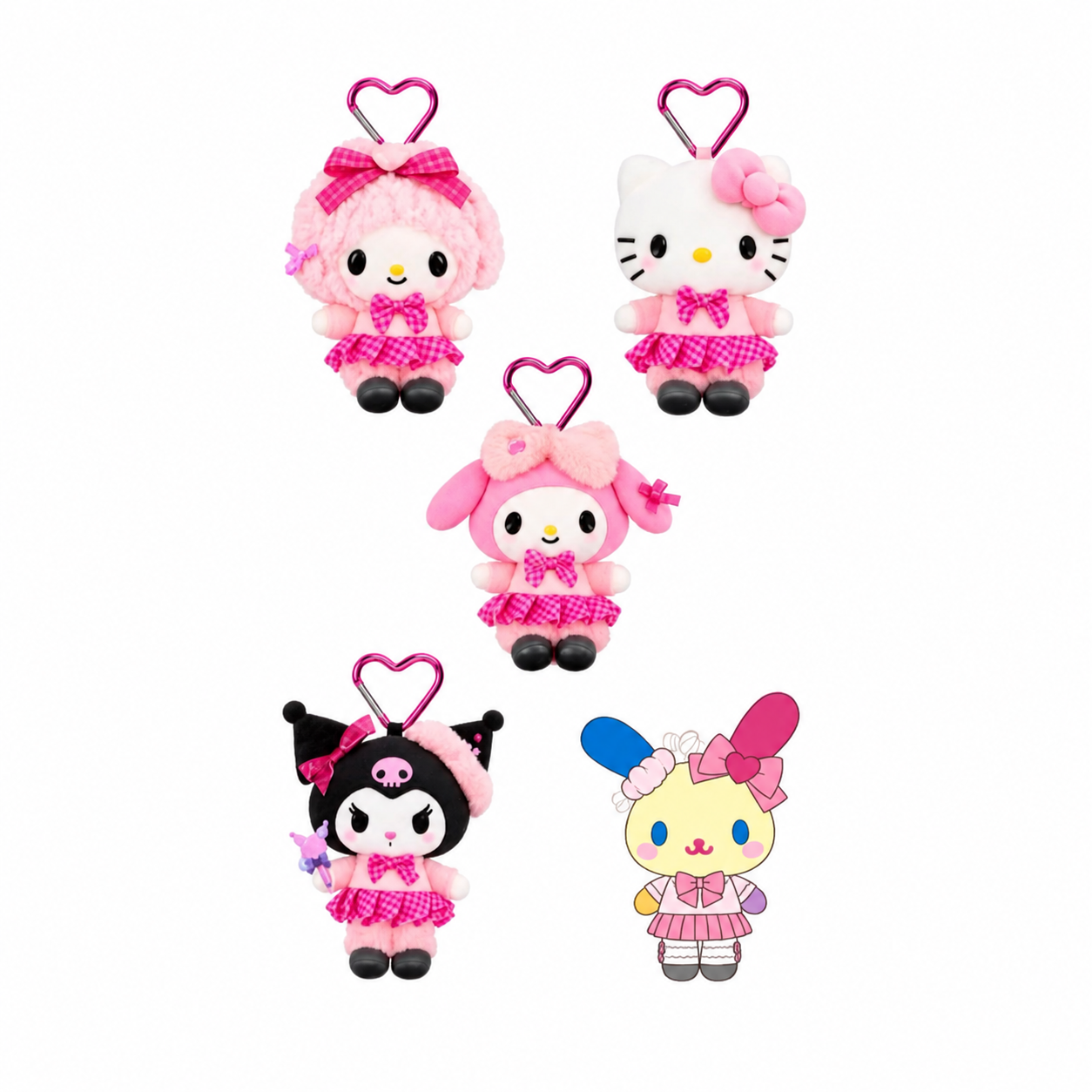 預訂 | Sanrio 平成學院風系列公仔掛件 