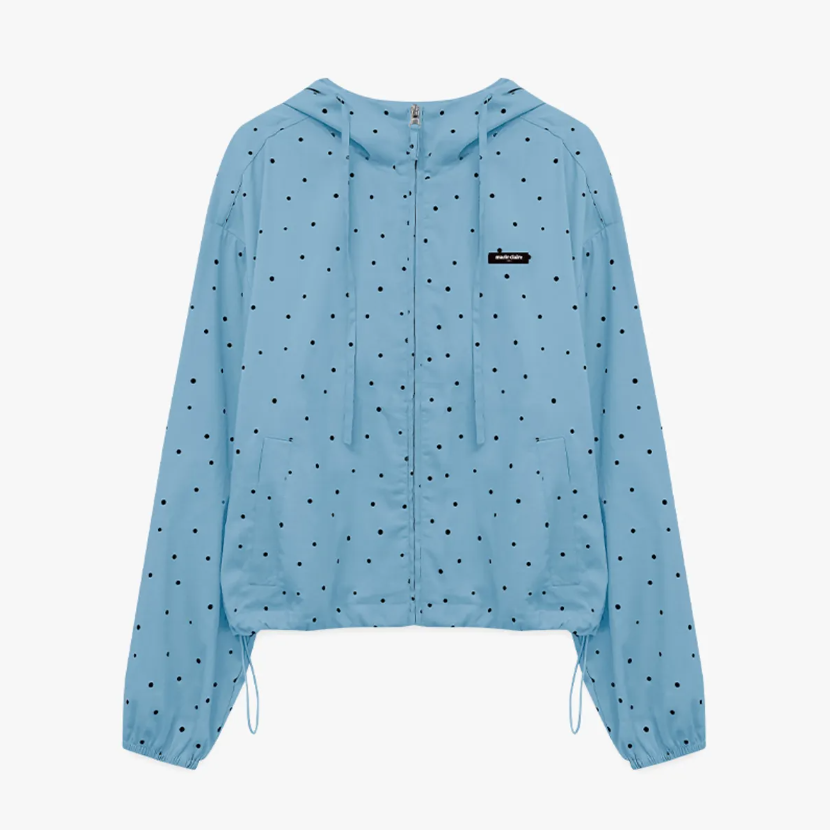 [marie claire] Dot Hood Windbreaker (2色)