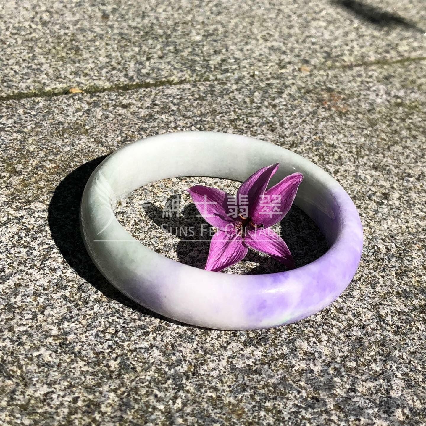 濃色藍紫福鐲57.6mm