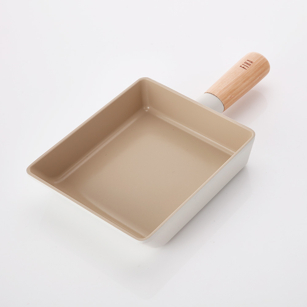 Neoflam - FIKA 15cm 方形玉子燒煎鍋 (白色/粉色)
