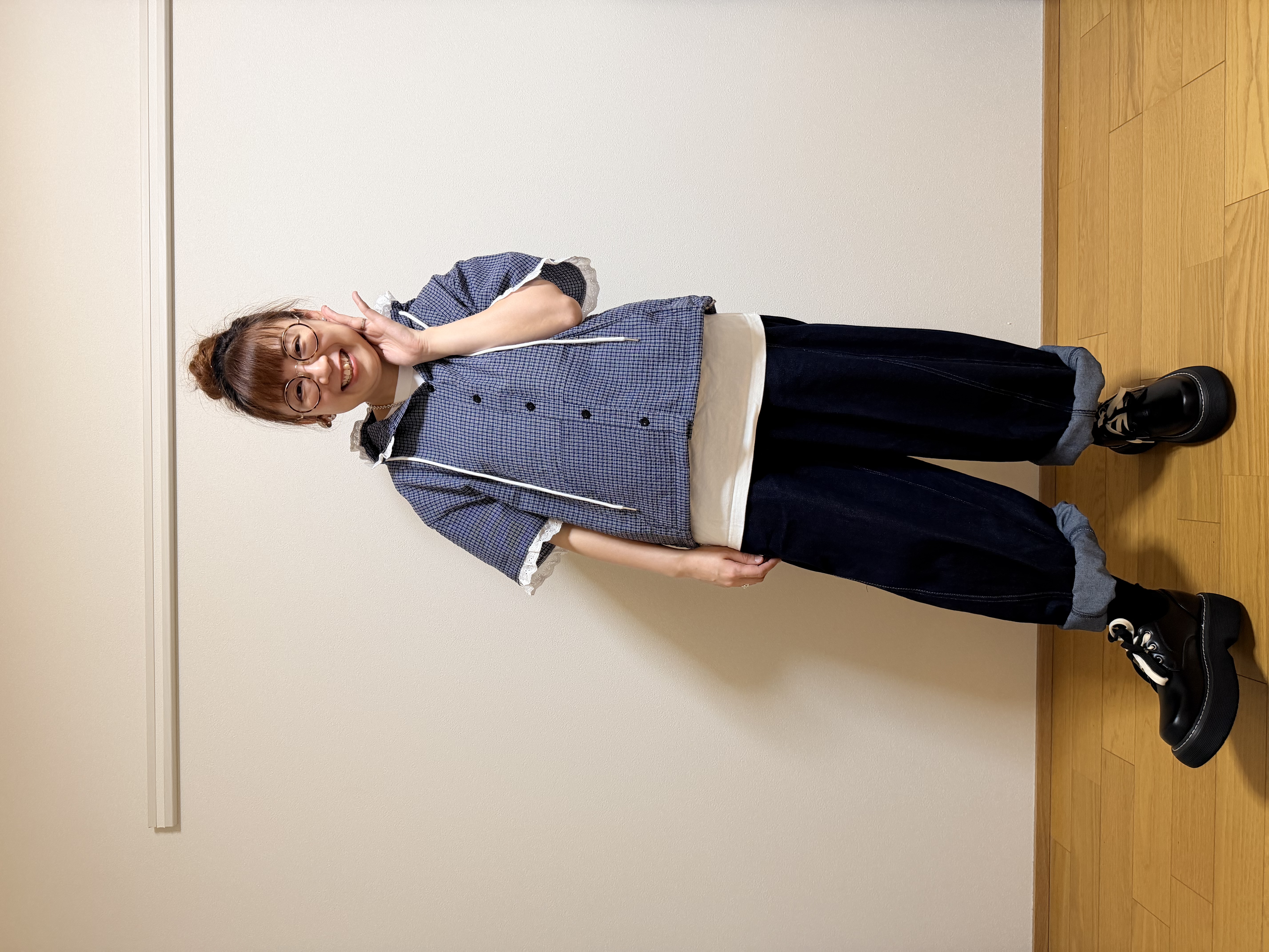 日本W CLOSET 格仔外套