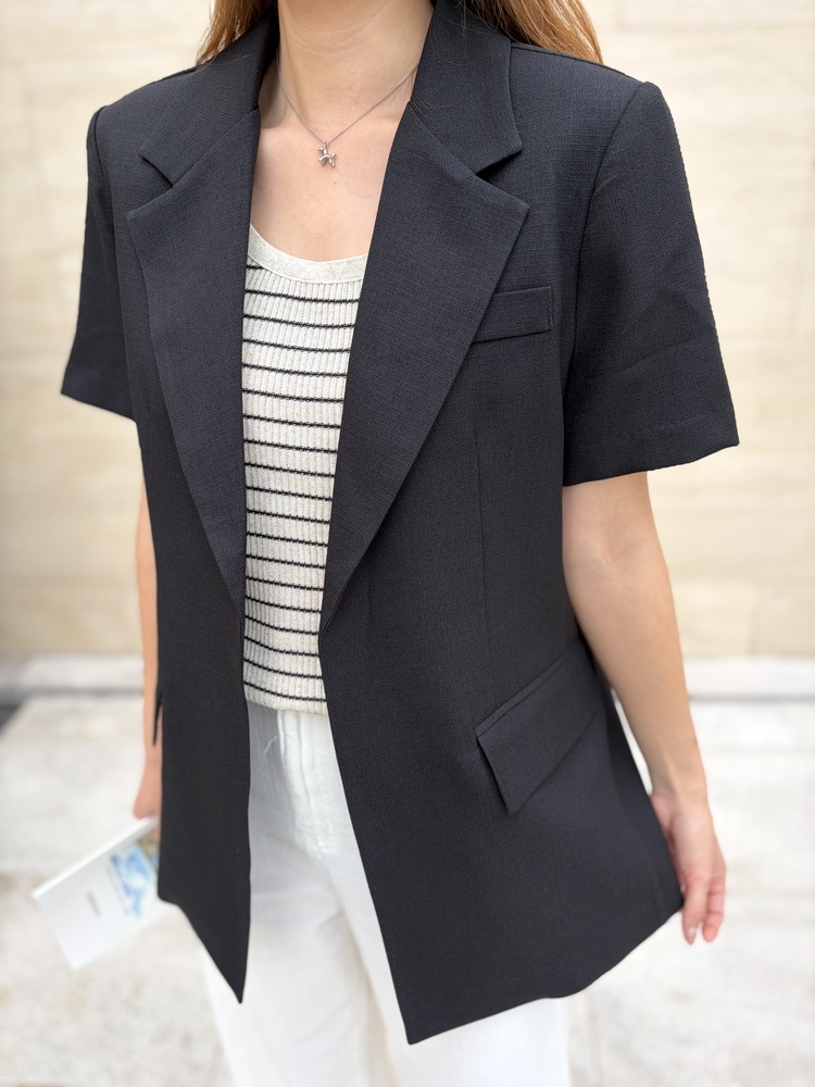 Claire Belted Blazer (Black)