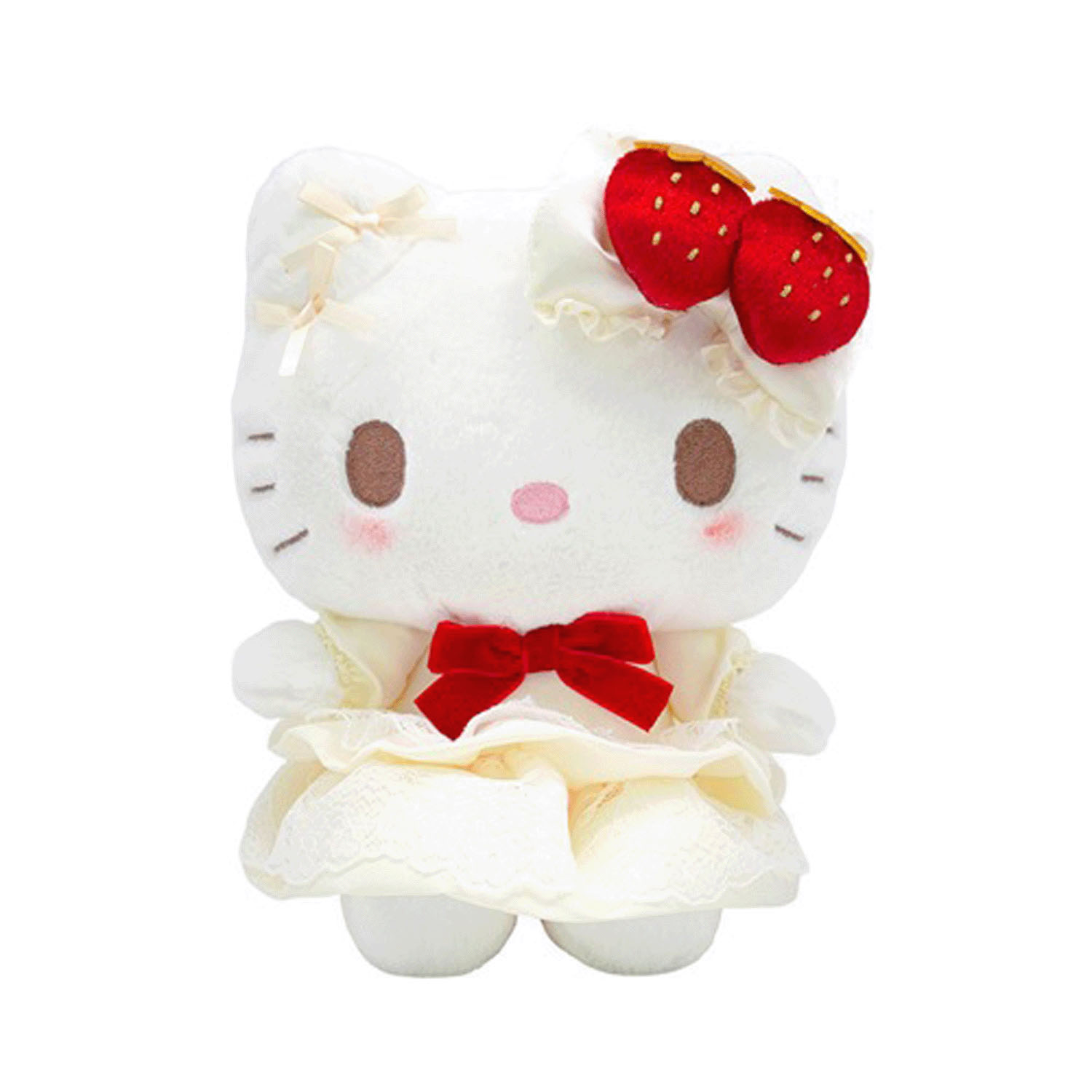 Sanrio - 草莓蛋糕公仔 (白色Hello Kitty款)