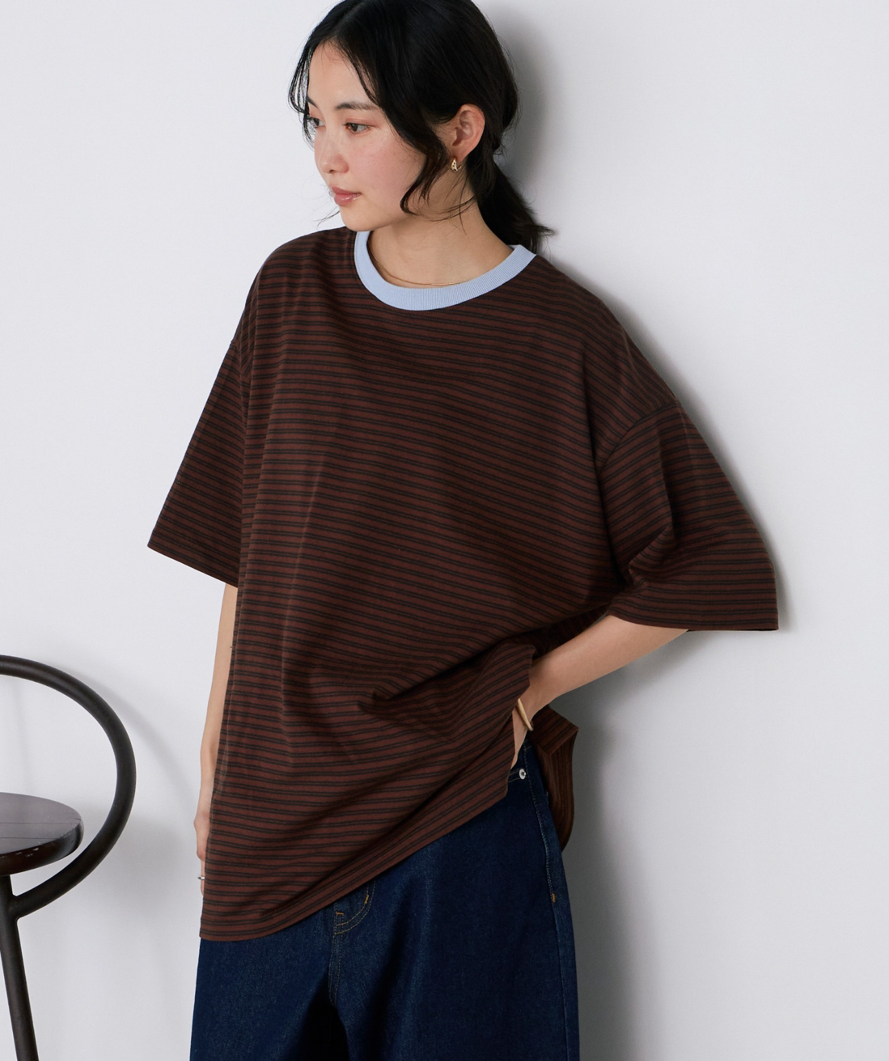 日本拼款間條衫