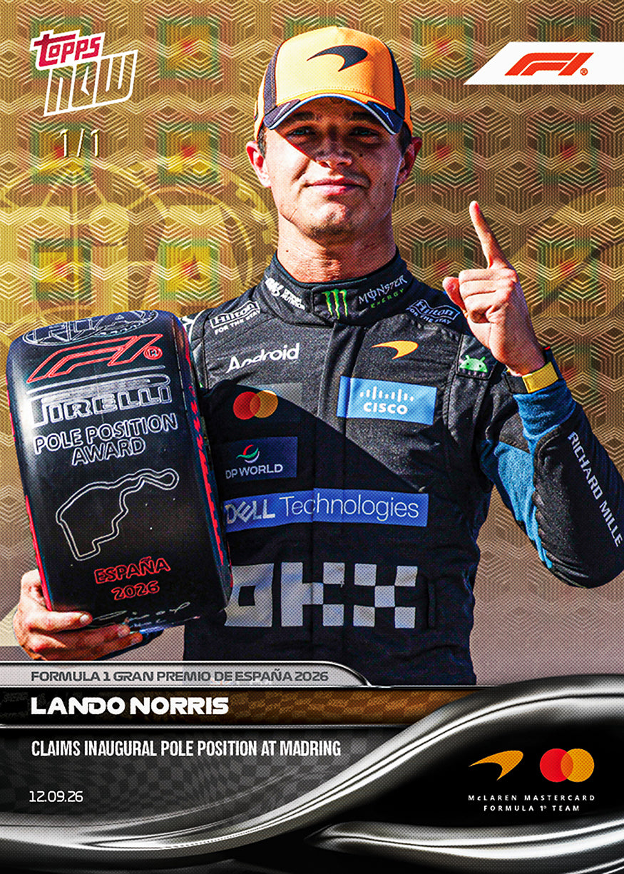 Lando Norris - 2026 Formula 1® Topps NOW® #58【團購】