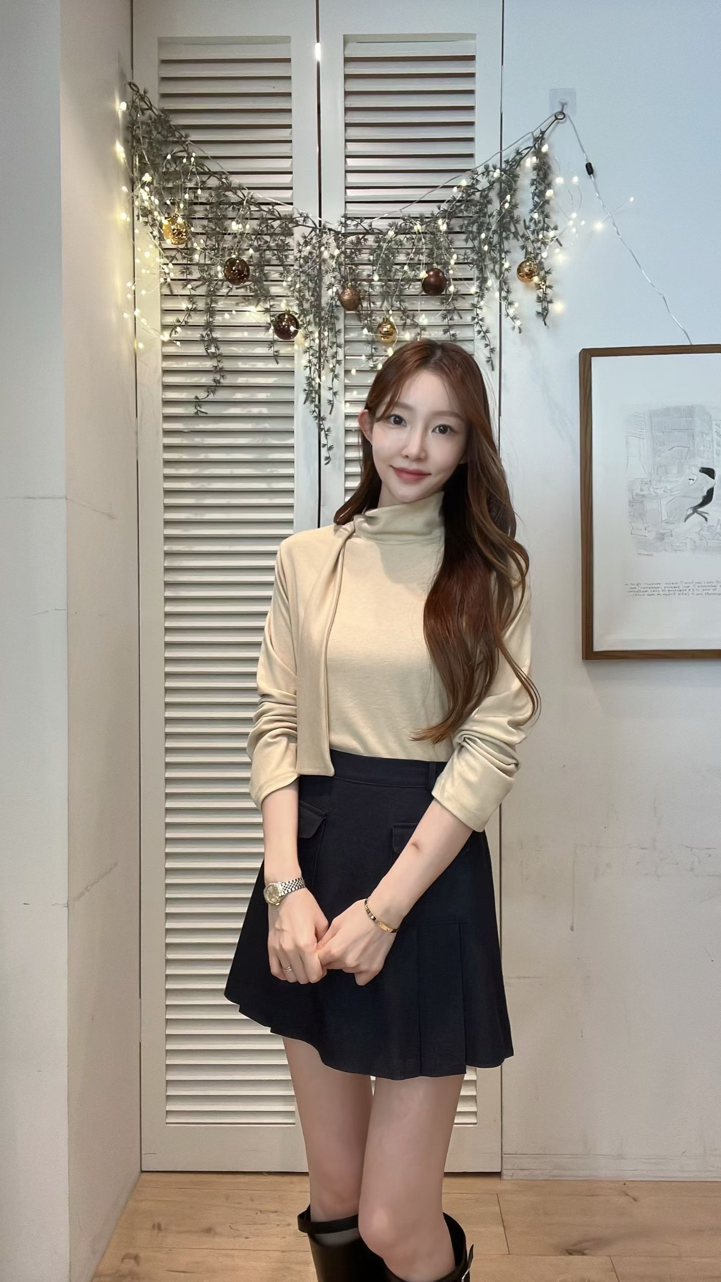 FV08_01 絲巾造型百搭TOP (5色) 