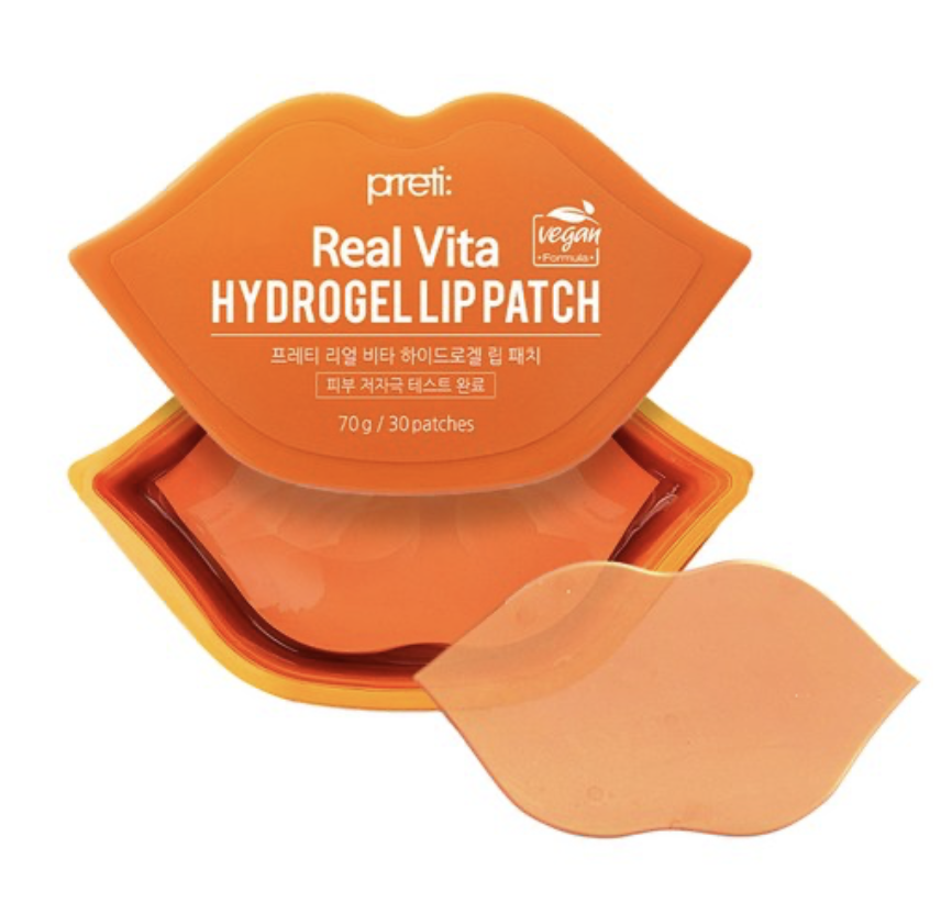 韓國 Prreti 10重維他命水凝膠補水唇膜｜Real Vita Hydrogel Lip Patch