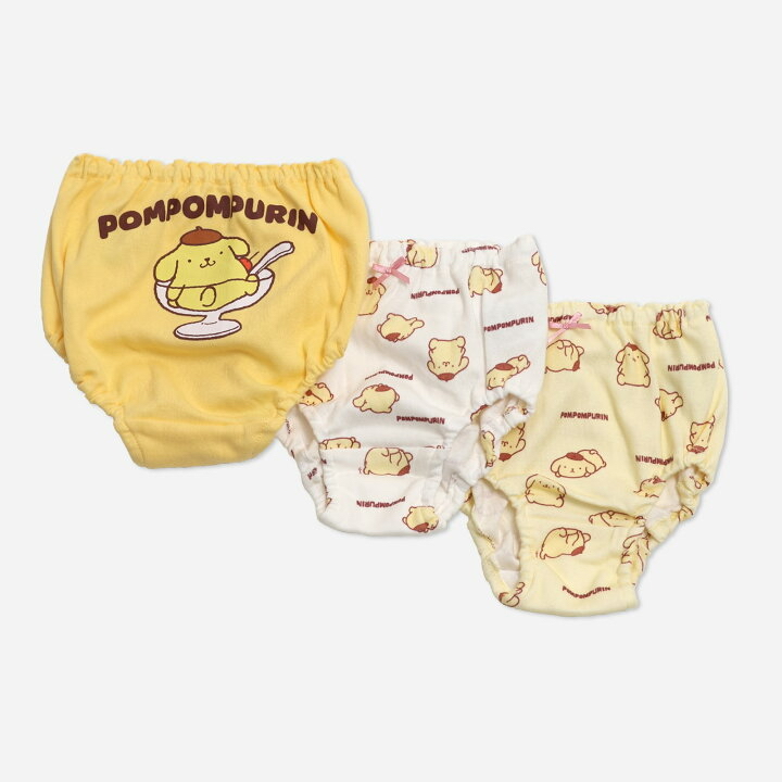 🇯🇵預訂 日本直送🇯🇵布甸狗印花女童純棉內褲三件套裝