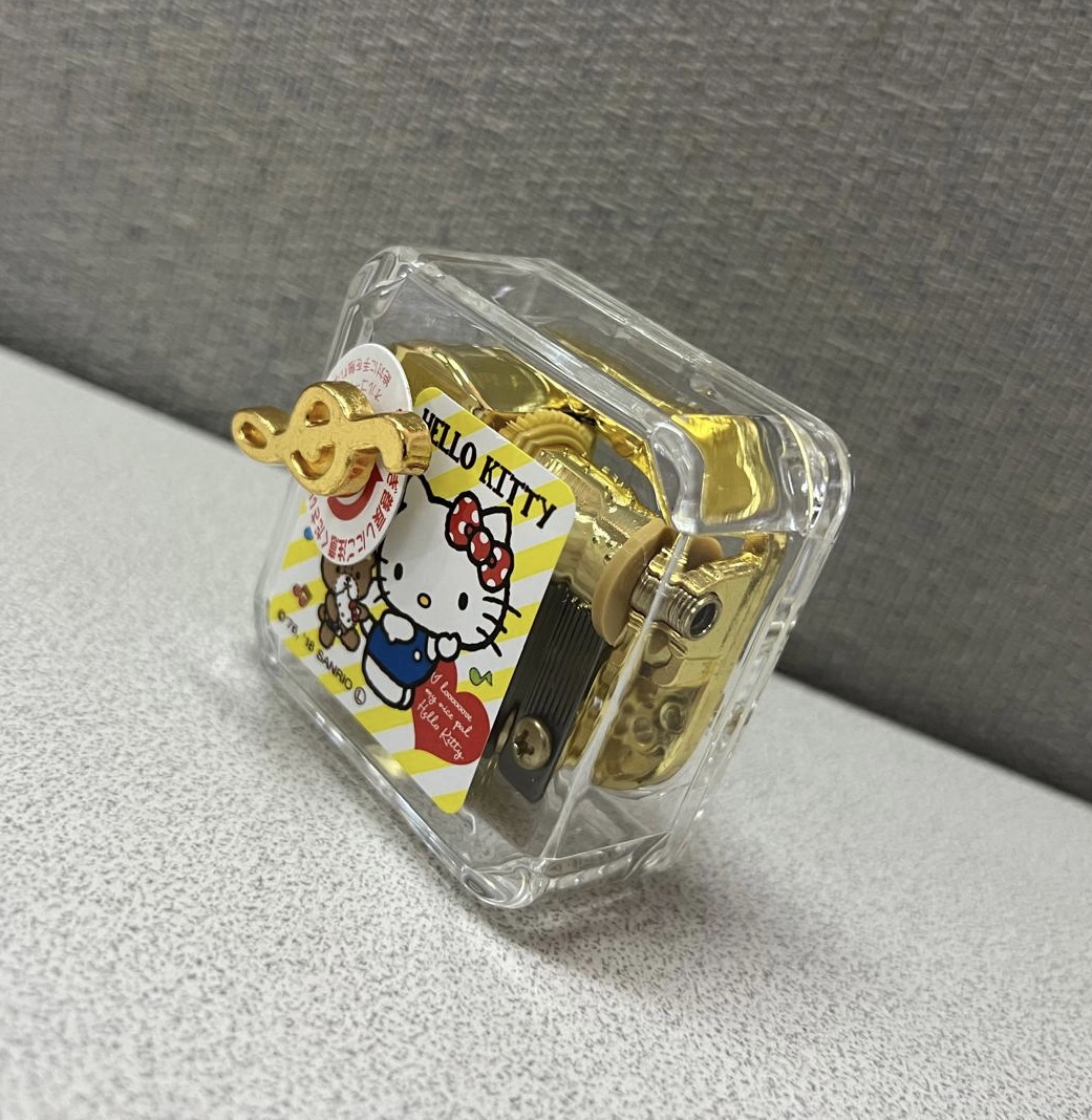🎌日本直送🎌 Hello Kitty 透明音樂盒