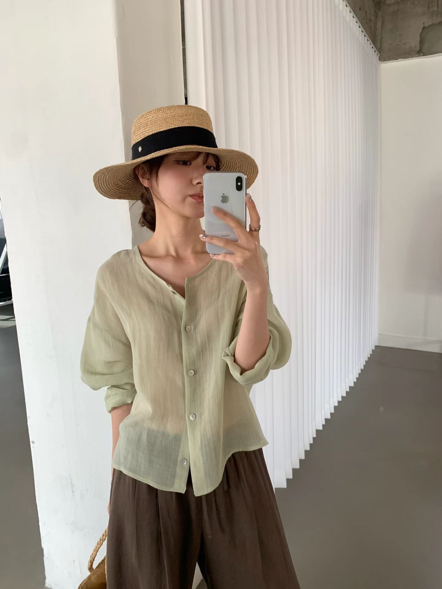 🇰🇷東大門女裝 | modern linen shirt