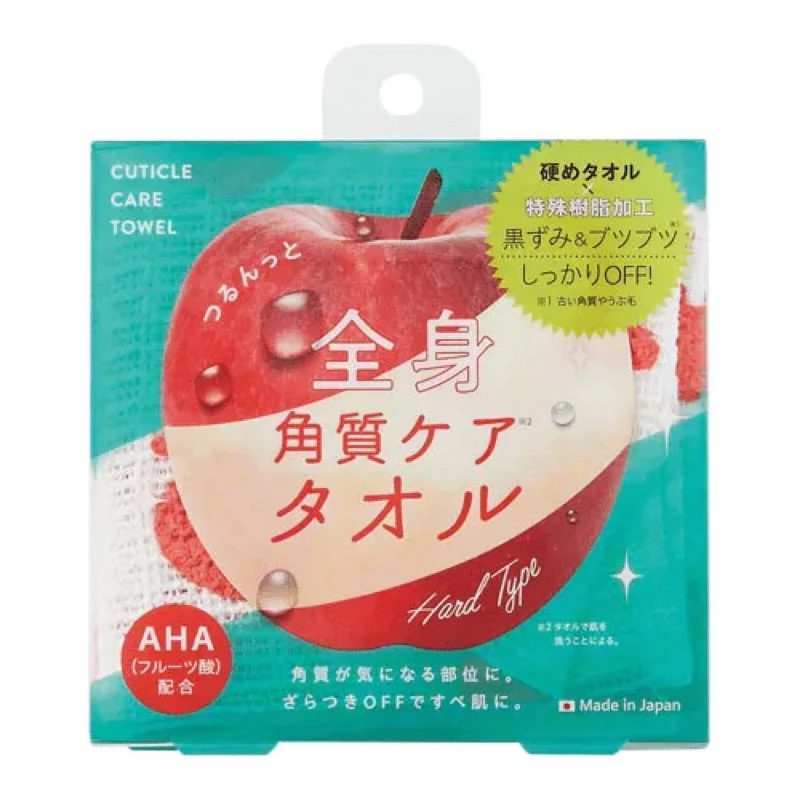 日本製 AHA 全身去角質沖涼巾 | 改善背部粗糙死皮 