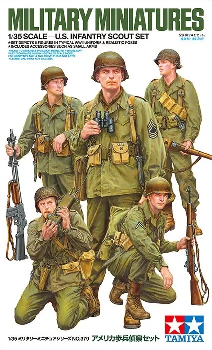 1/35 MM U.S. Infantry Scout Set