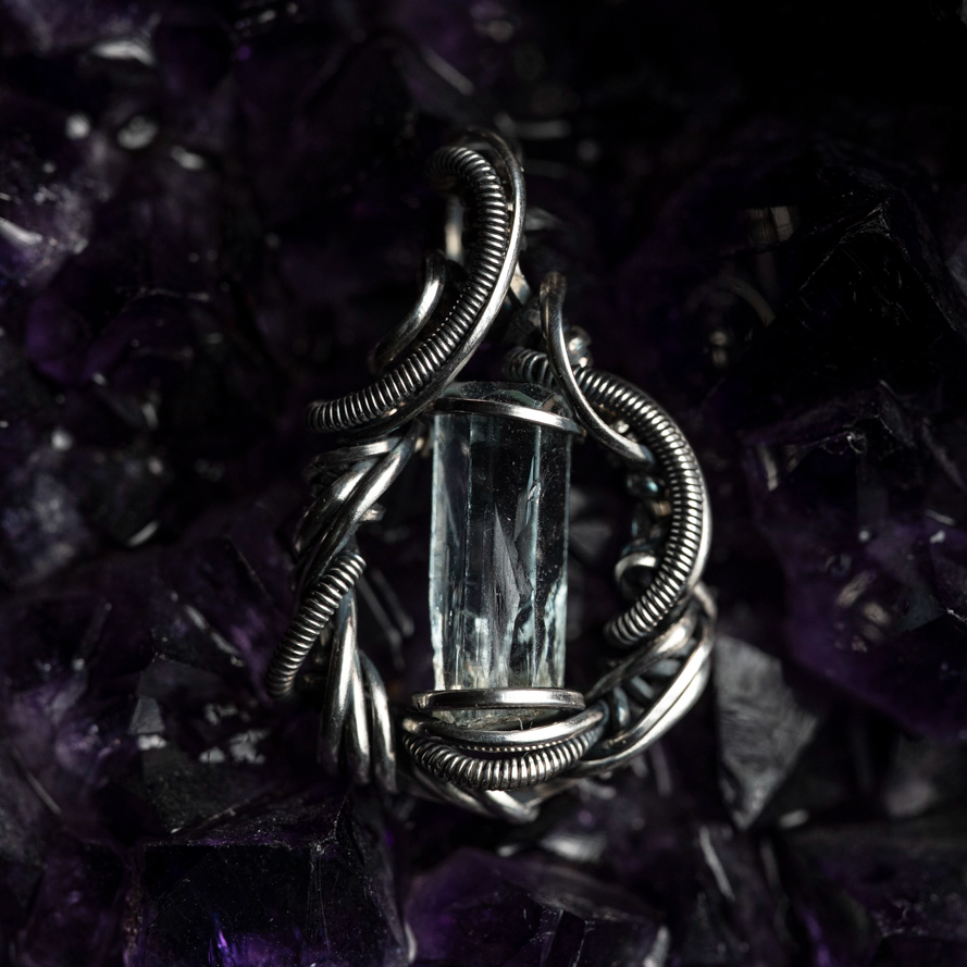 WAS 海藍寶頸鏈 - Aquamarine Pendant