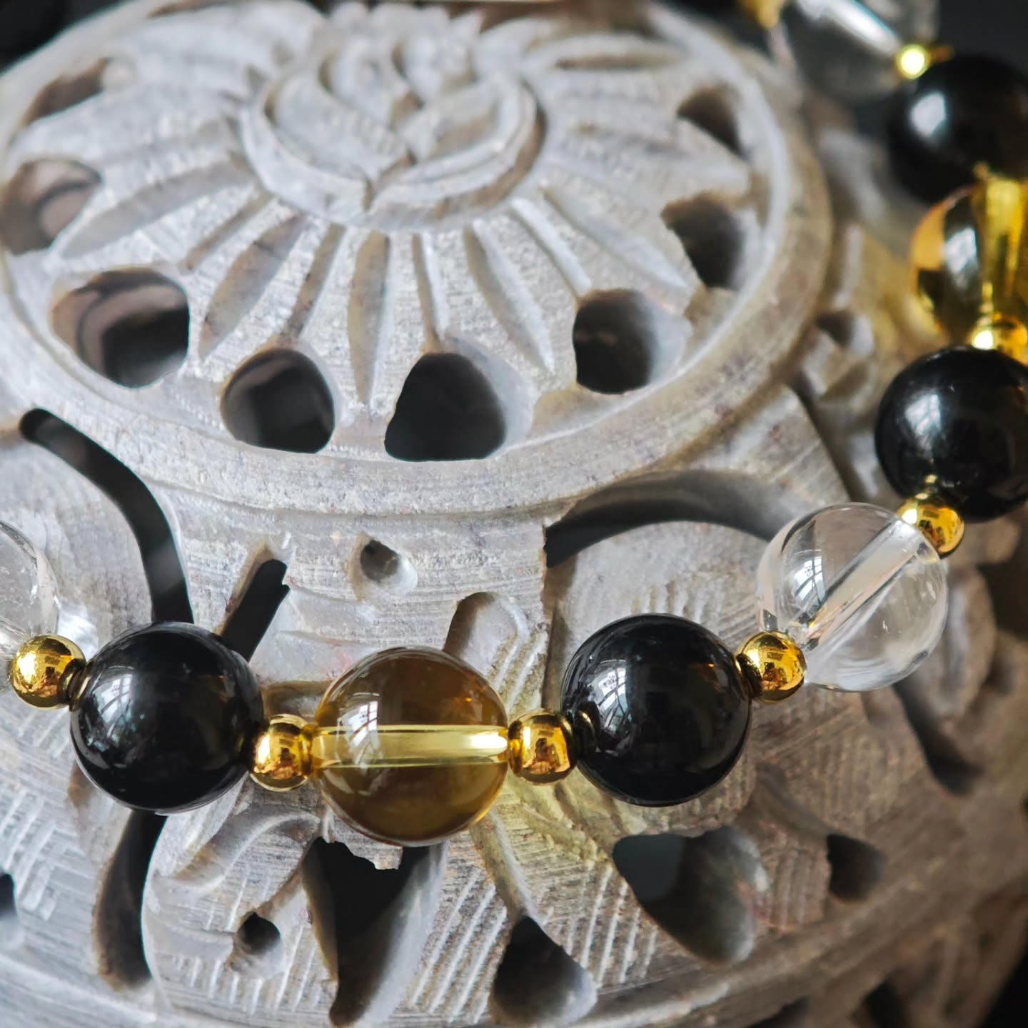 ✨新品DIY水晶手串✨✨🖤黑碧璽✨💛黃水晶✨⚪白水晶✨