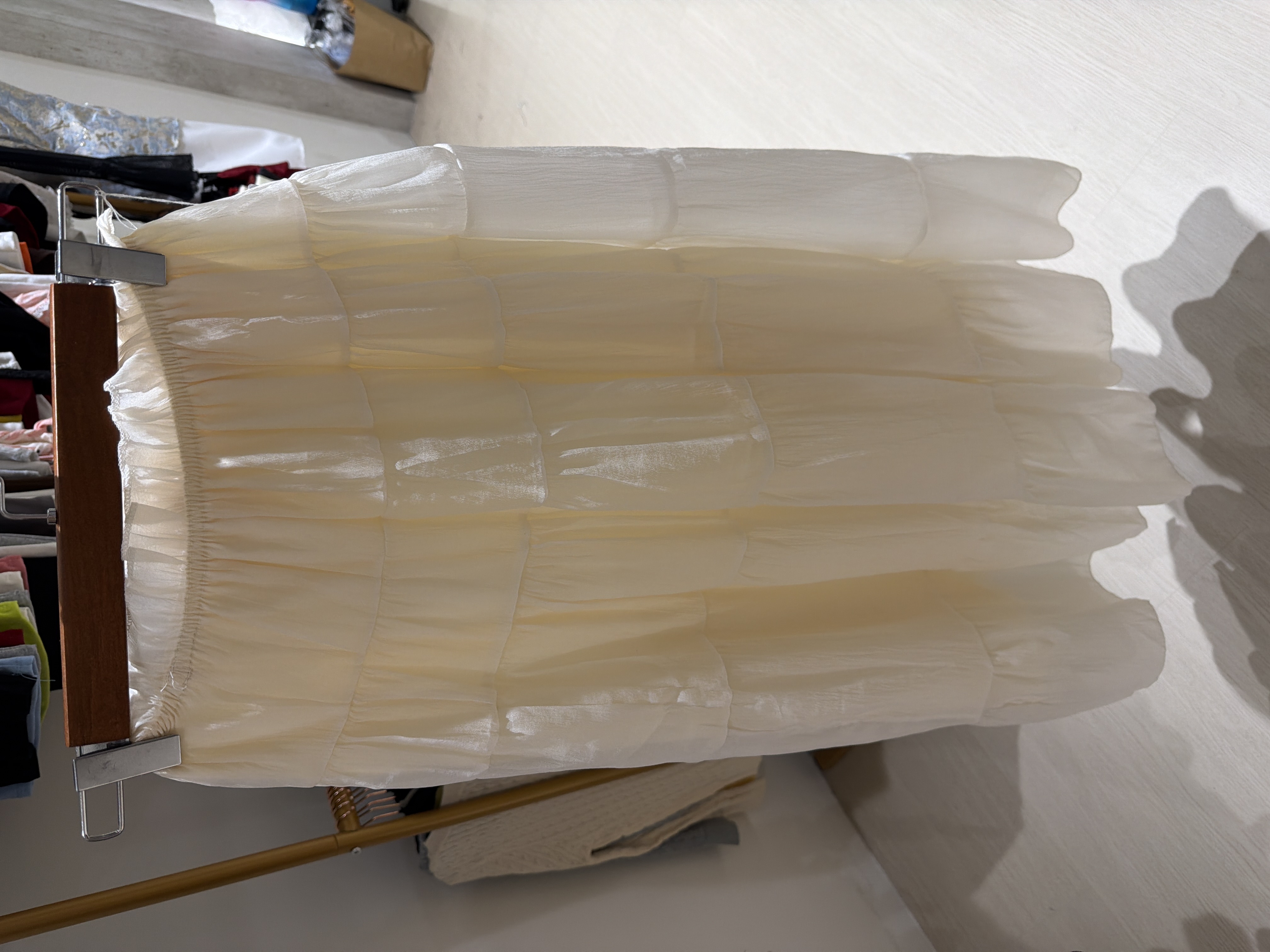 層疊雪紡半身裙