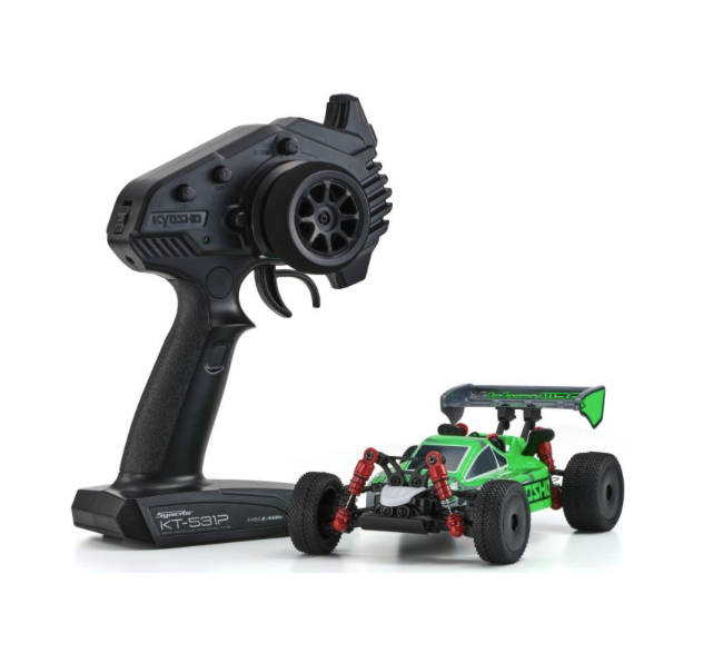 預購Pre-Order MINI-Z Buggy Readyset INFERNO MP9 TKI White / Green 32097WGR