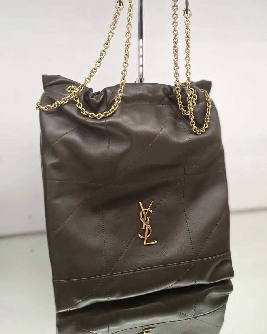 圣罗兰 Icare Maxi 绗缝羊皮购物袋