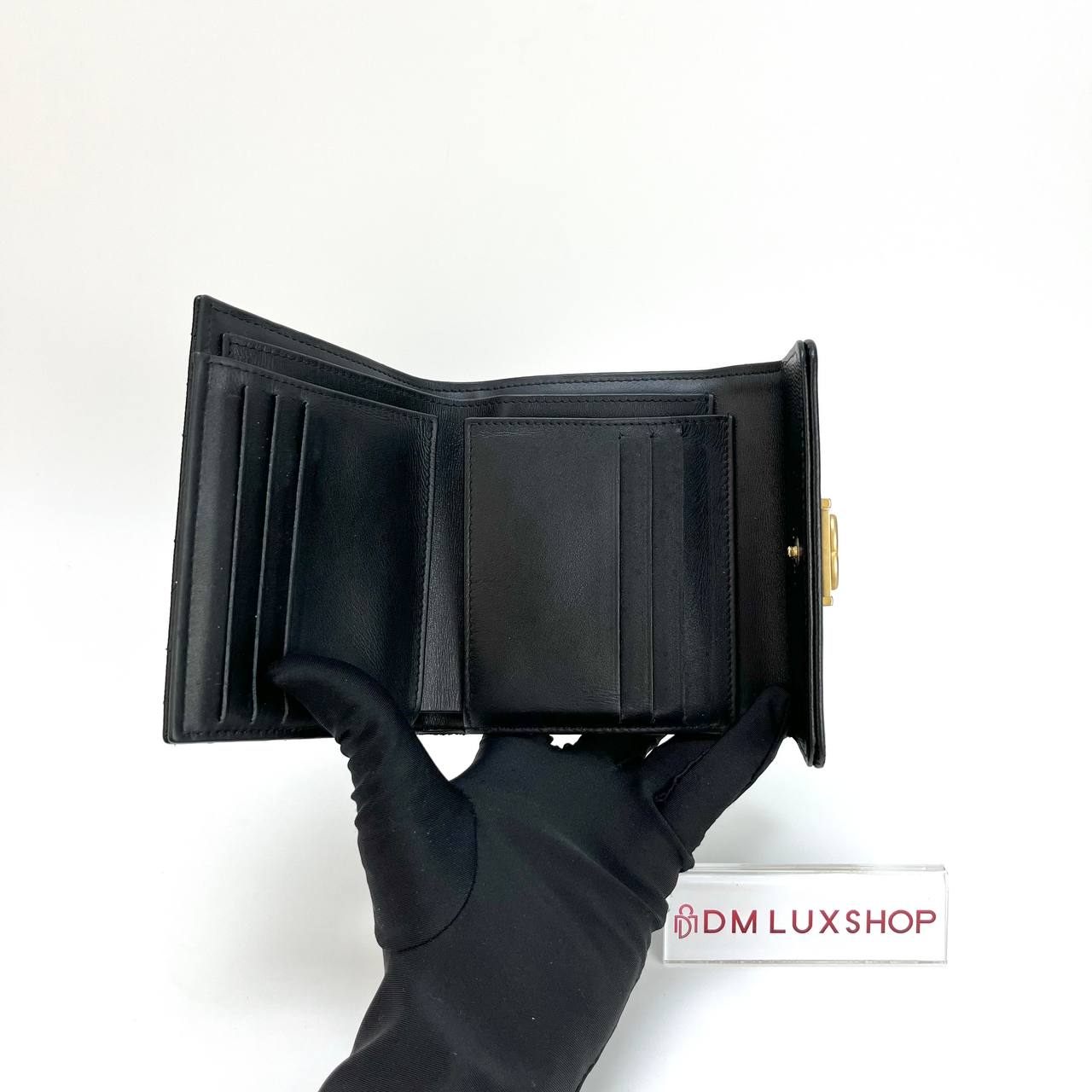 Chanel Boy Black Caviar Small Flap Wallet GHW (Serial 25, Y: 2018)