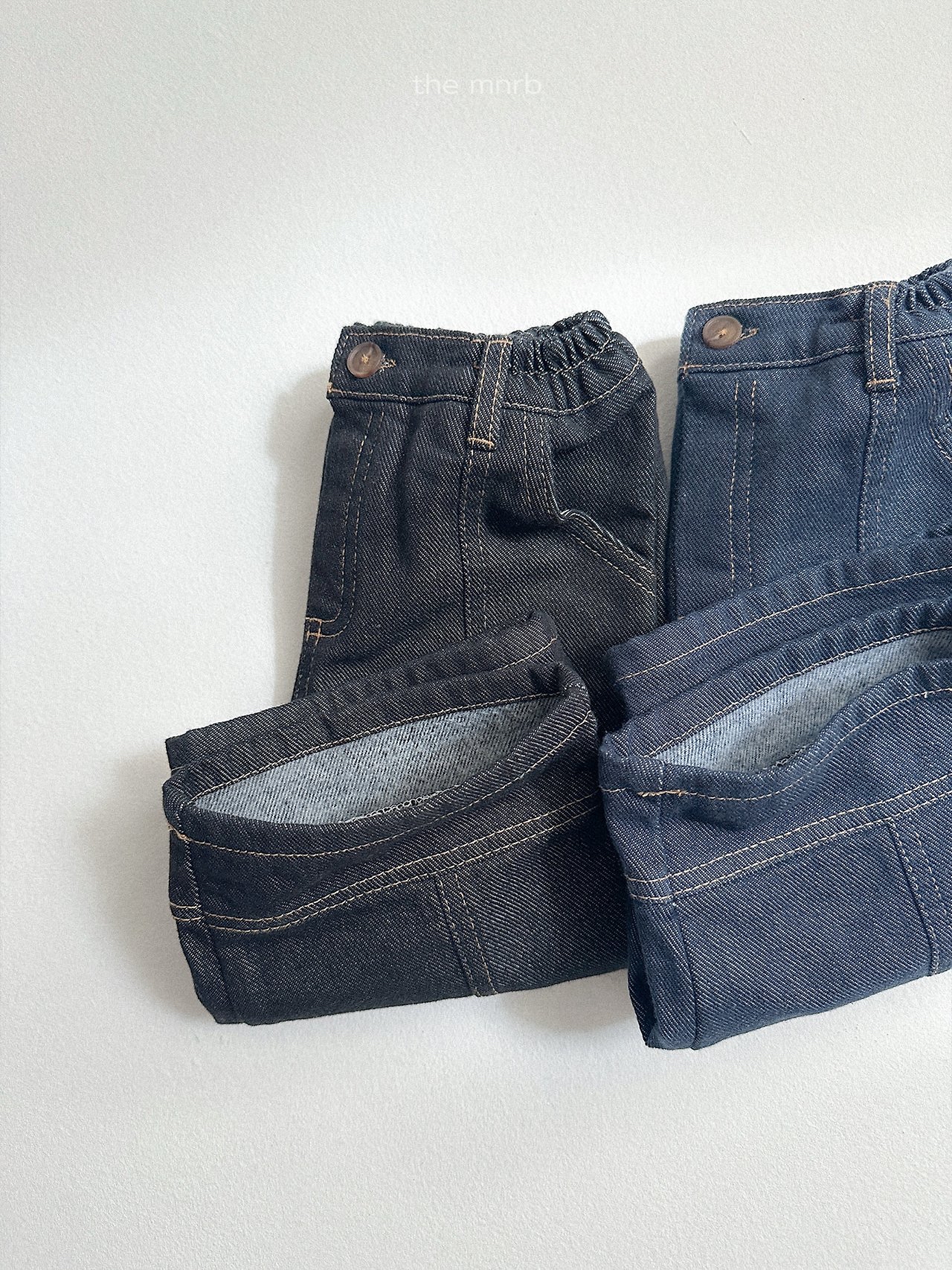 Mnirobe |  Non-fade panel denim pants