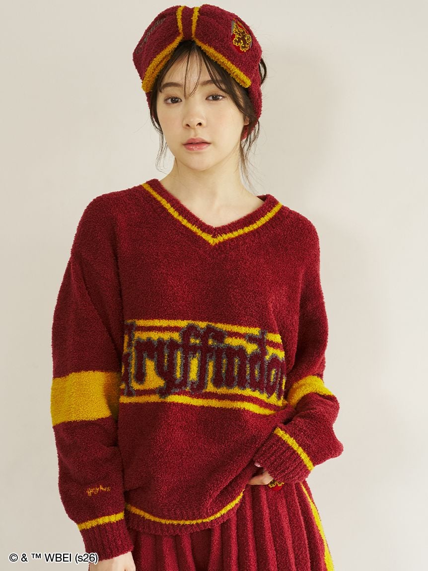 學院V領毛衣 V-neck Design Pullover｜SNIDEL HOME X 哈利波特 聯名 第5彈 (Harry Potter)【預購】 (26196-P）