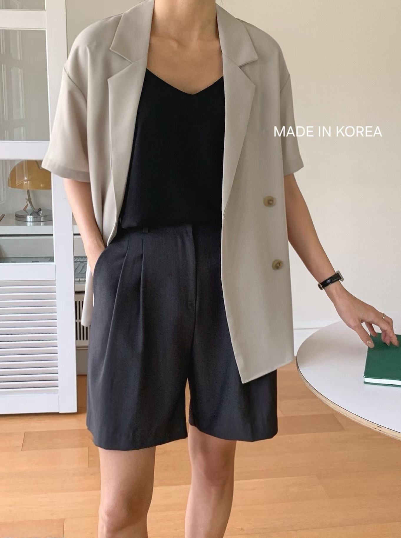 G6270 韓國🇰🇷靚料孖襟西裝外套