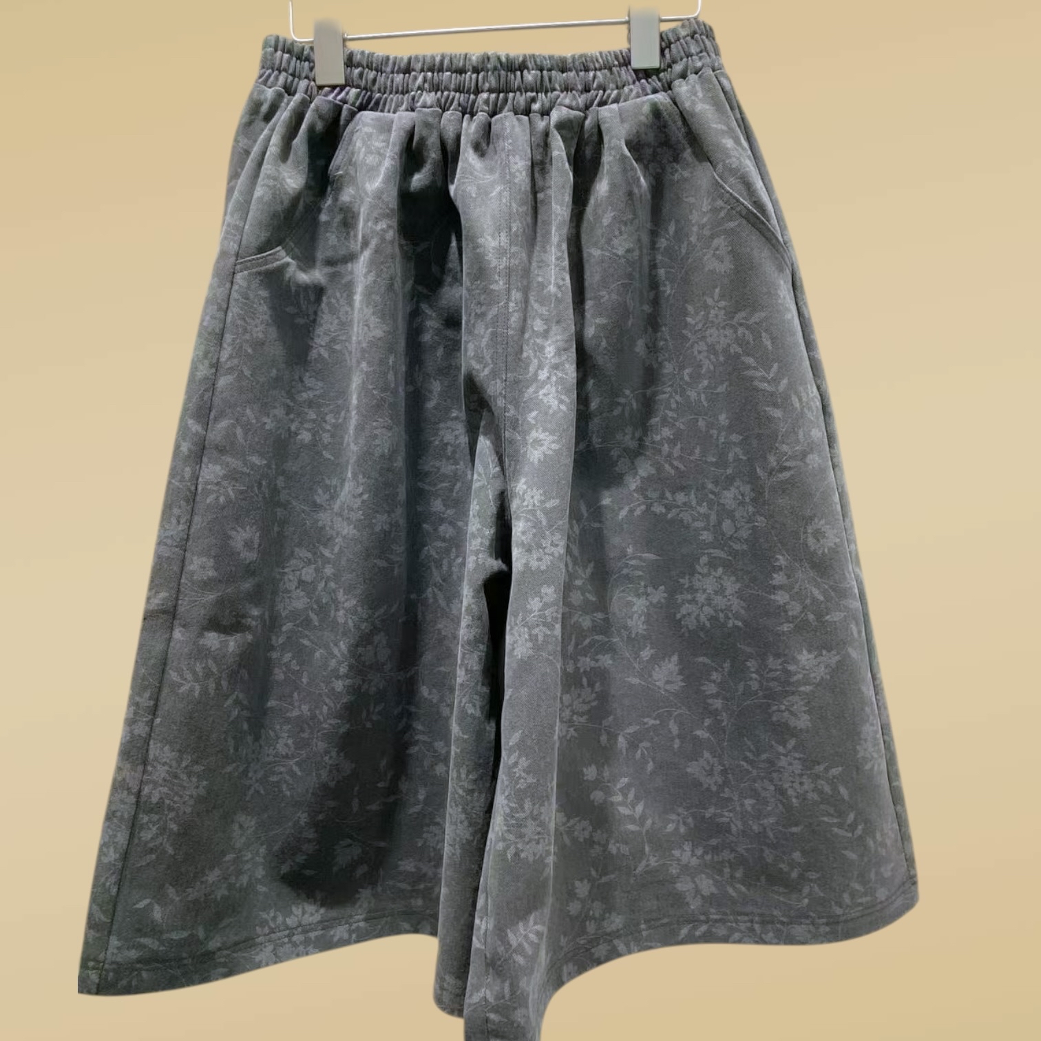 221125 暗印花牛仔褲