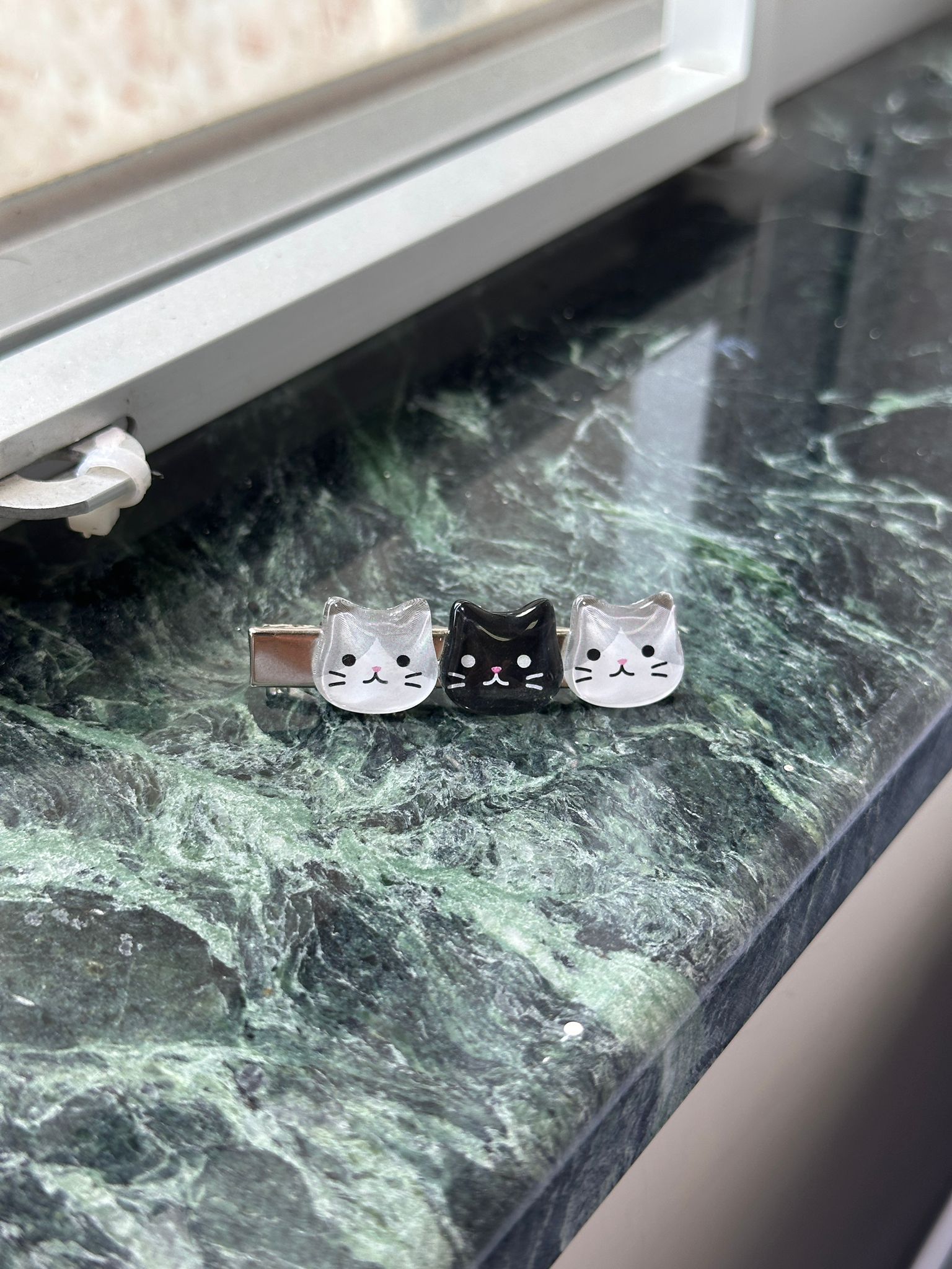 三貓咪造型髮夾
